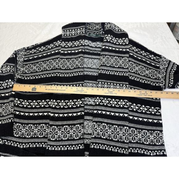 Lauren Ralph Lauren Cardigan Women’s Sz 3XL Fair Isle Aztec Blanket Sweater - Picture 8 of 10